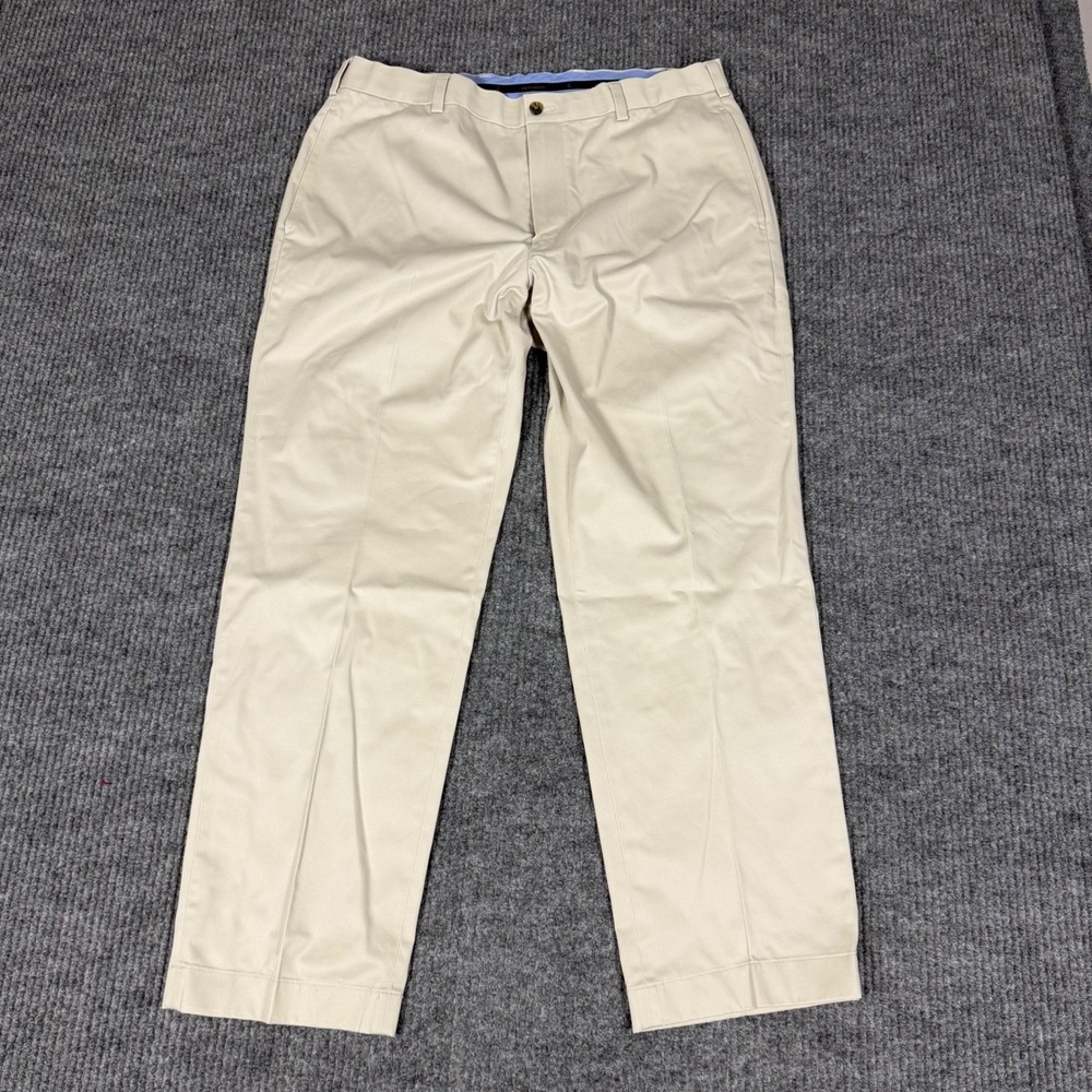 Brooks Brothers Advantage Chino Clark Fit Khaki Pants Mens 36x30 Stretch Twill